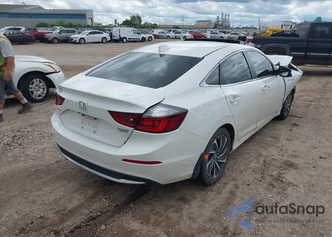 2019 Honda Insight Touring из США, поврежденный, VIN 19XZE4F9XKE025228